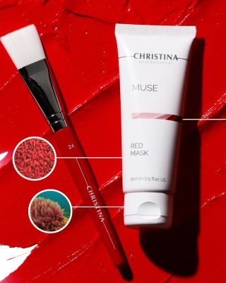 🔴 Revitalizační červená maska z nové řady MUSE je intenzivní péče, která pleti dodá energii, obnovu a zdravý jas. Spojení...